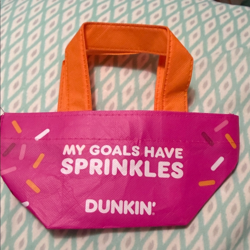 Dunkin' Pink and Orange Tote